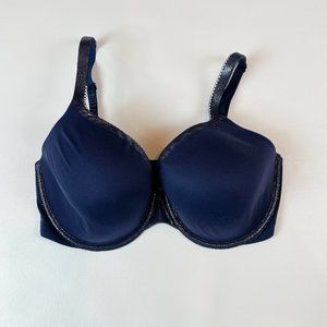 NWOT Victoria's Secret Bra 32DDD Body By Victoria Lined Perfect Coverage Blue